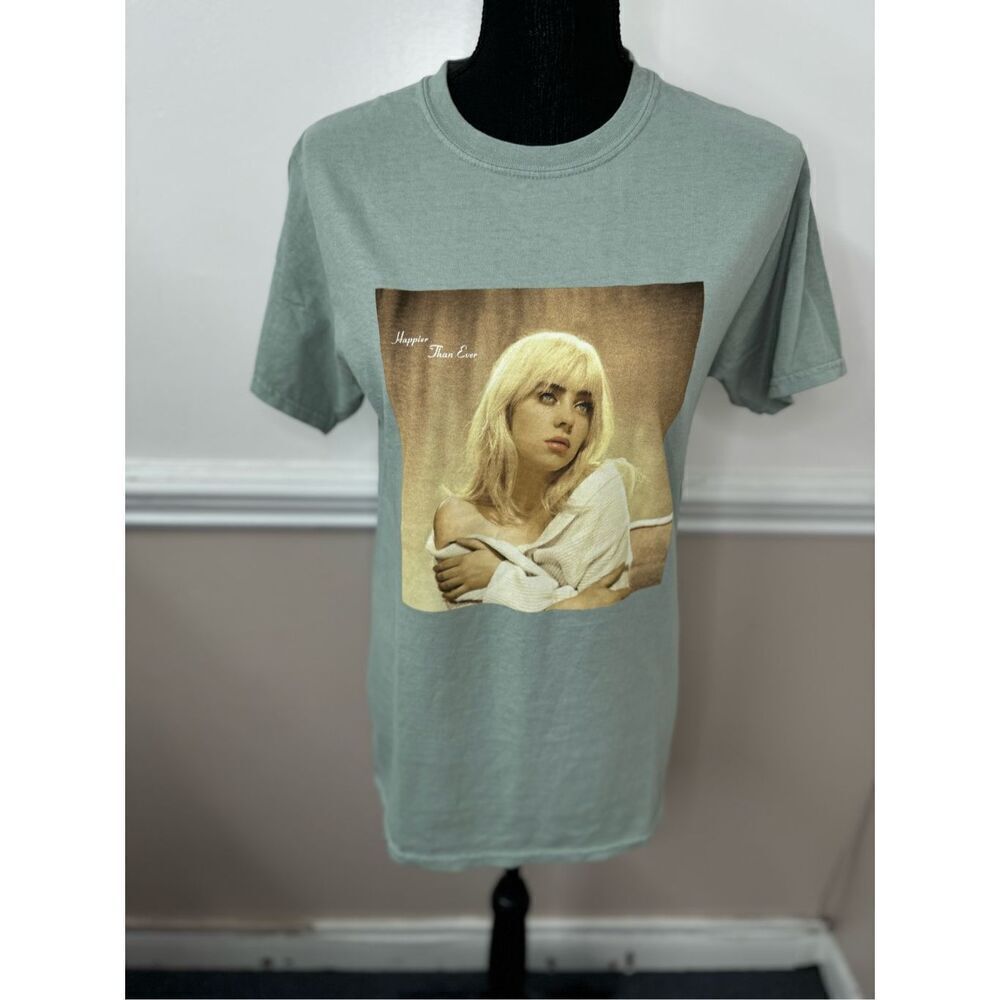 Billie Eilish Happier Than Ever Short Sleeve Tee Size Small